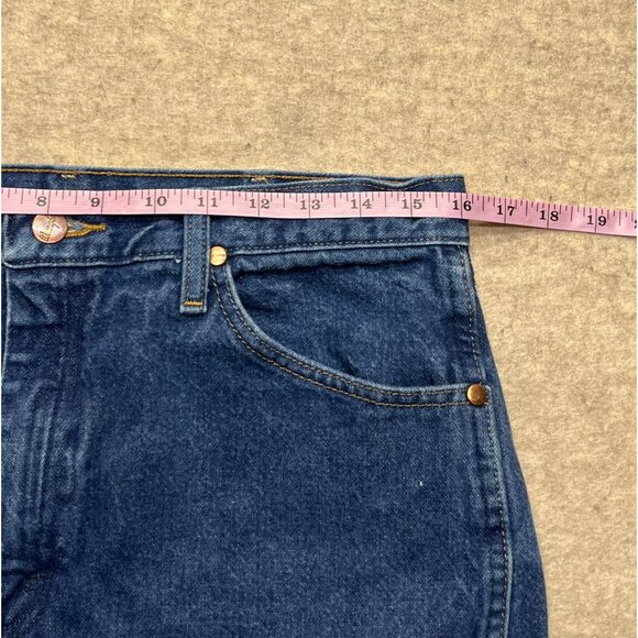 Wrangler 13MWZPW Cowboy Cut Medium Wash Denim Jeans 33 X 34 - Picture 8 of 8